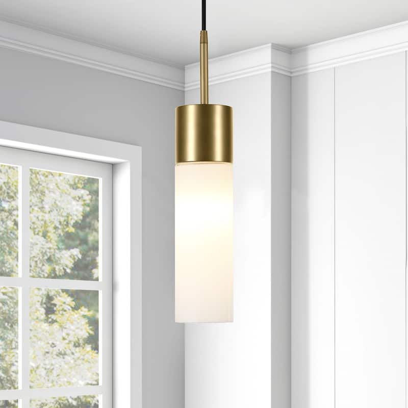 Lance 3.5" Wide Pendant with Glass Shade