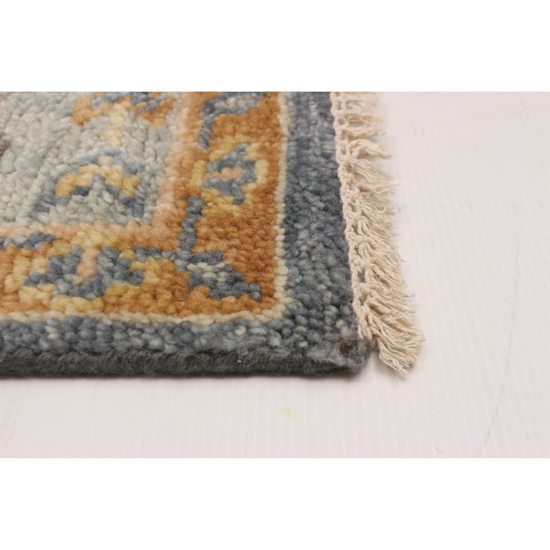 ECARPETGALLERY Hand-knotted Jules Serapi Navy Wool Rug - 8'1 x 9'10