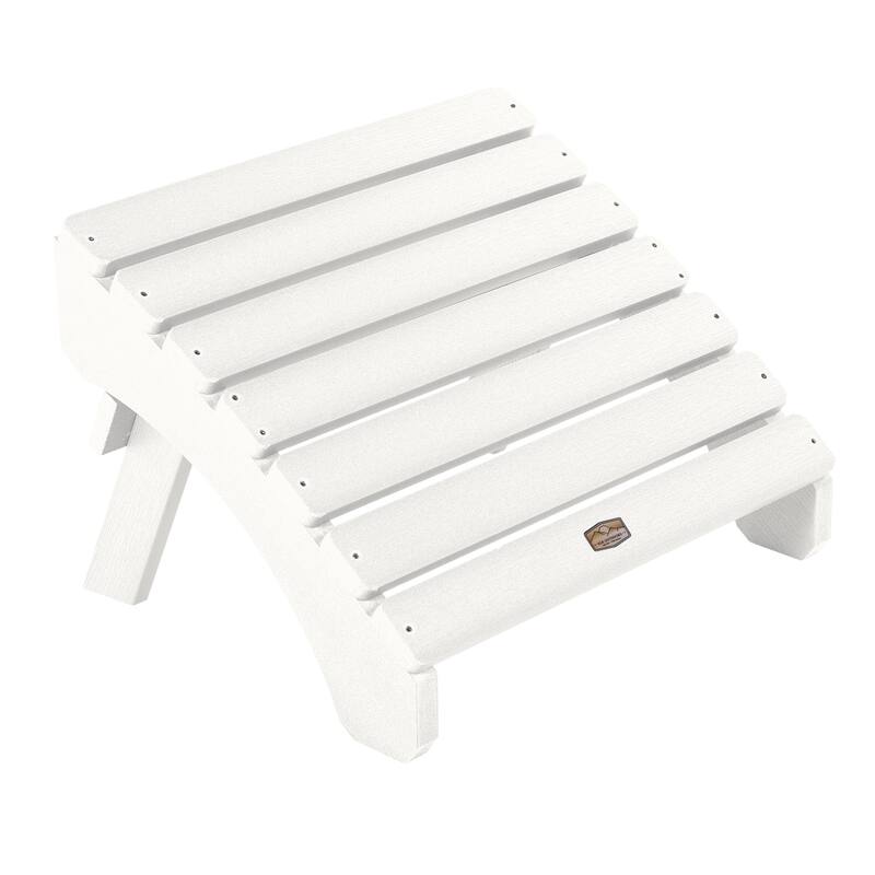 ELK OUTDOORS Essential Eco-Friendly Folding Ottoman - White