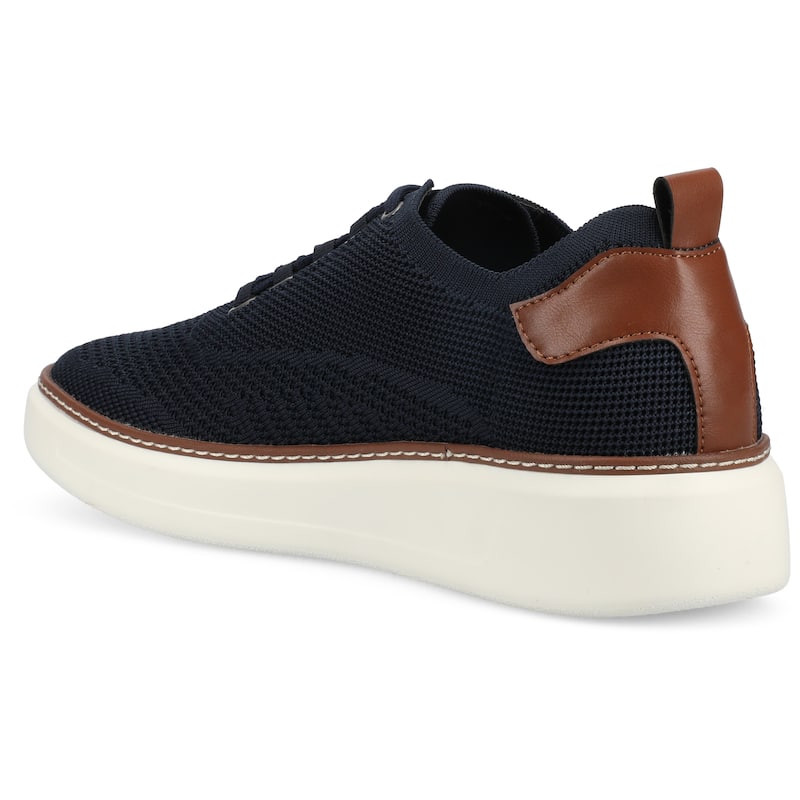 Vance Mens Norris Medium and Wide Width Lace-up Casual Knit Sneaker