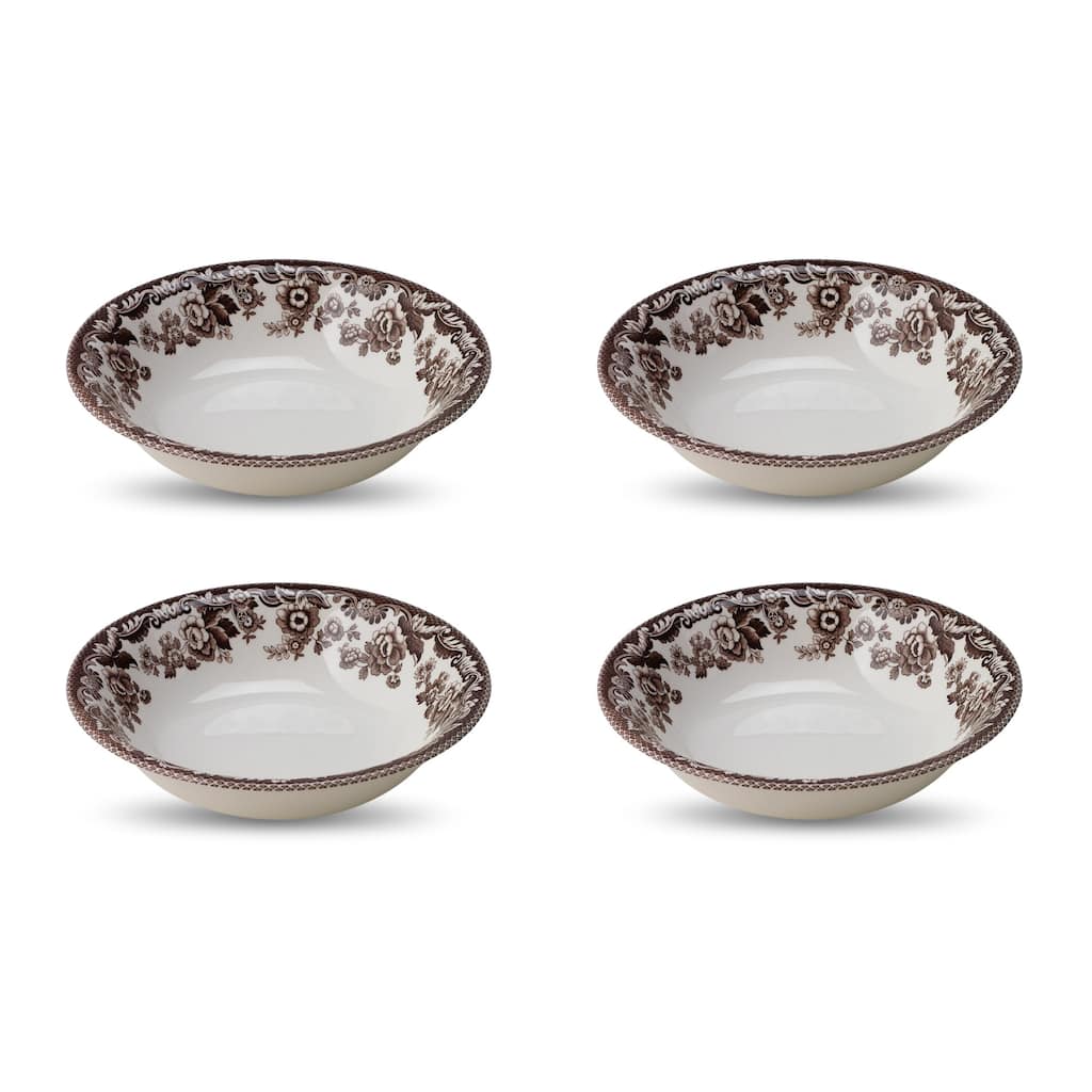 Spode Set of 4 Delamere Ascot Cereal Bowls - 8 in