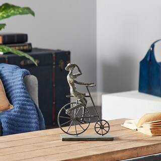 Bronze Polystone Traditional Sculpture Bicycle 13 x 9 x 4 - 9 x 4 x 13 ...