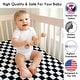 preview thumbnail 3 of 4, Sweet Jojo Designs Black and White Gingham Checkered Plaid Boy, Girl, Unisex/Gender Neutral Fitted Crib Sheet Vintage Geometric