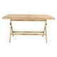 preview thumbnail 34 of 59, SAFAVIEH Outdoor Akita Folding Table with Umbrella Hole - 54.6" x 31.2" x 28.08"