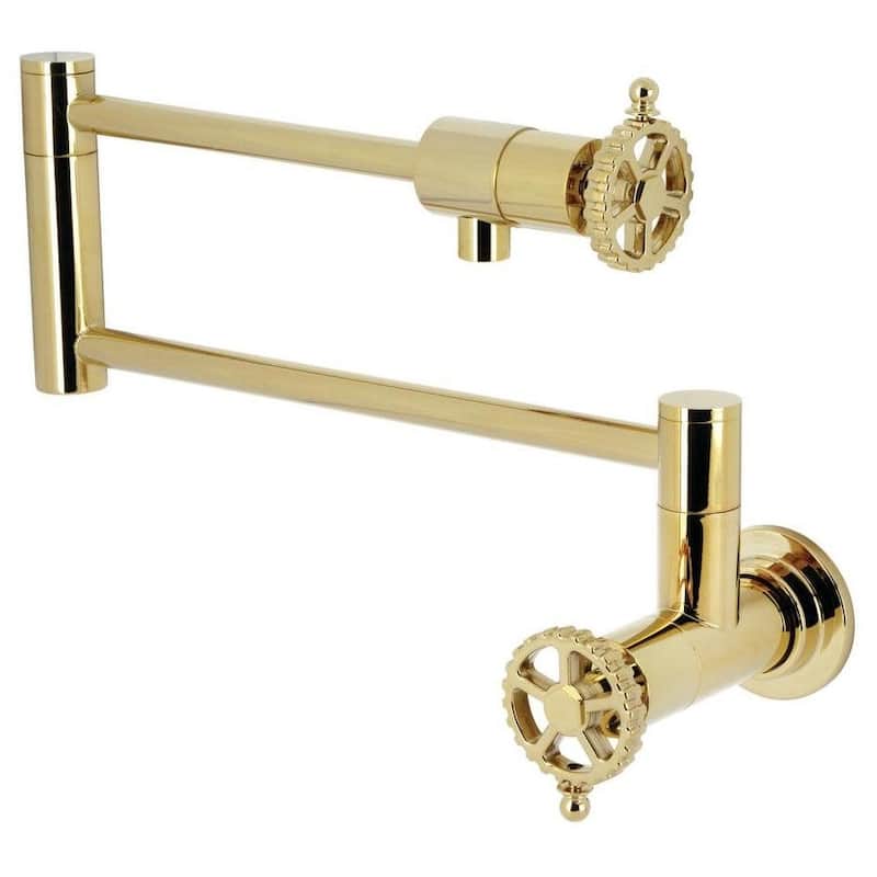 Kingston Brass KS410.CG Fuller 4 GPM Wall Mounted Single Hole Pot