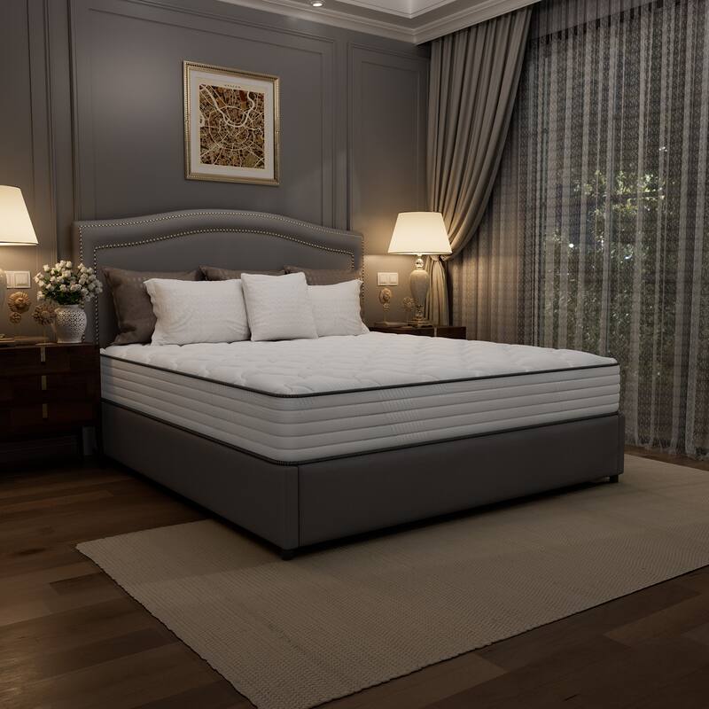 SweDrea 10 in. Medium Cool Gel Memory Foam Mattress with CertiPUR-US, SGS and OEKO-TEX
