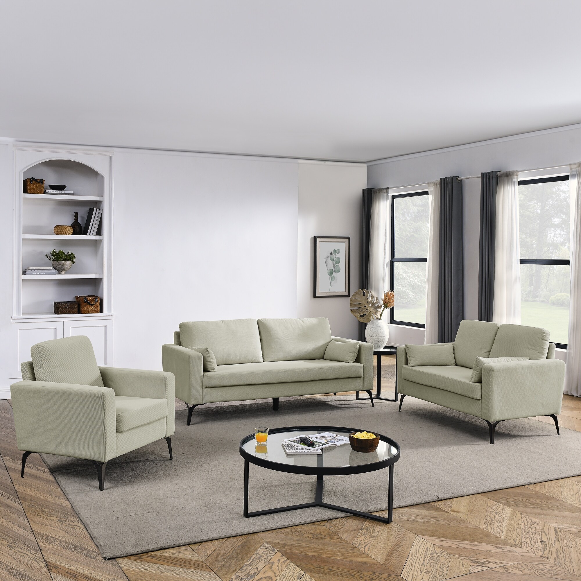 Small loveseat new arrivals and chair set
