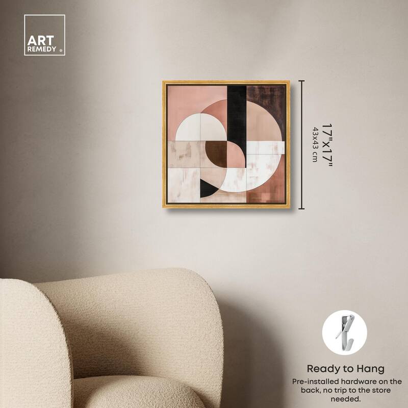 Modern Shapes I Canvas by Art Remedy