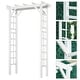 preview thumbnail 19 of 19, Outsunny 7' Wood Steel Outdoor Garden Arched Trellis Arbor with Natural Fir Wood & Side Panel for Climbing Vines