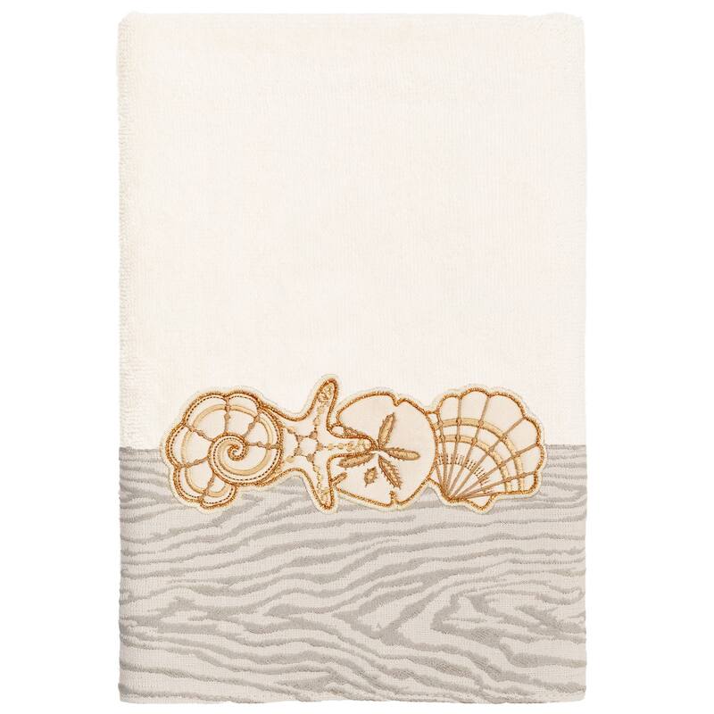 Authentic Hotel and Spa Turkish Cotton Shell Row 2PC Hand Towel Set