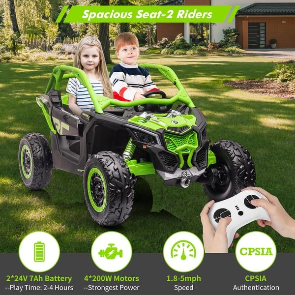 slide 2 of 6, 4WD Kids Truck w/Remote Control
