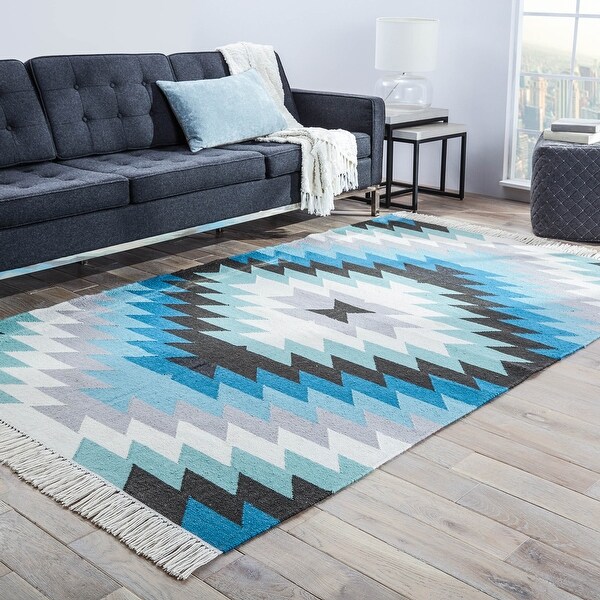 Sahara Indoor/ Outdoor Geometric Area Rug. Opens flyout.