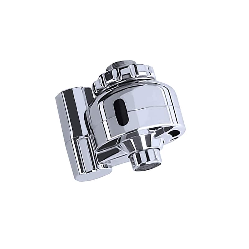 Whitehaus Collection's Eco-Friendly Touchless Faucet Aerator Adaptor with Smart Sensor - Grey