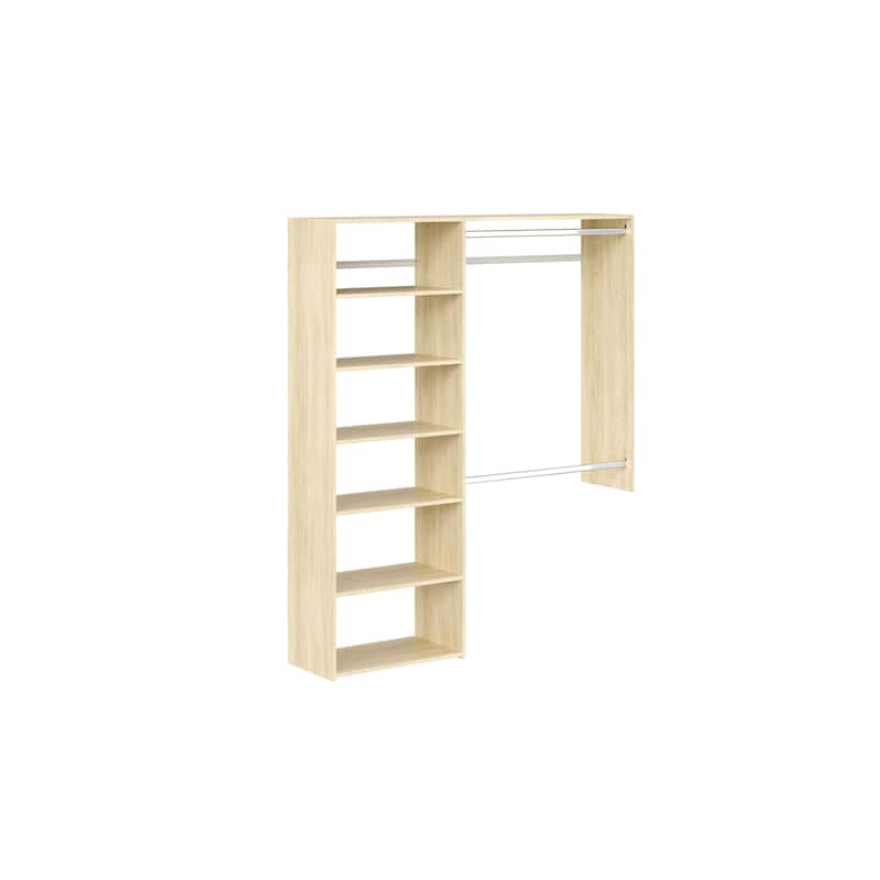 Easy Track 5 Ft. W. Deluxe Plus Laminate Closet Kit