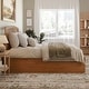 preview thumbnail 57 of 84, Richmond Solid Wood Platform Bed with Footboard & Twin XL Trundle