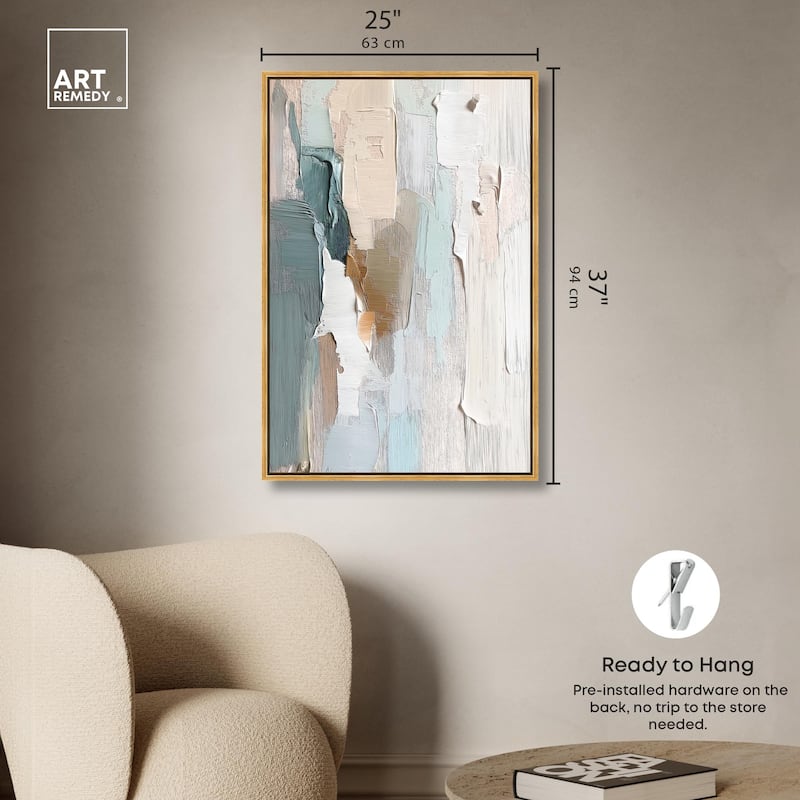 Impasto Intervals I Canvas by Art Remedy