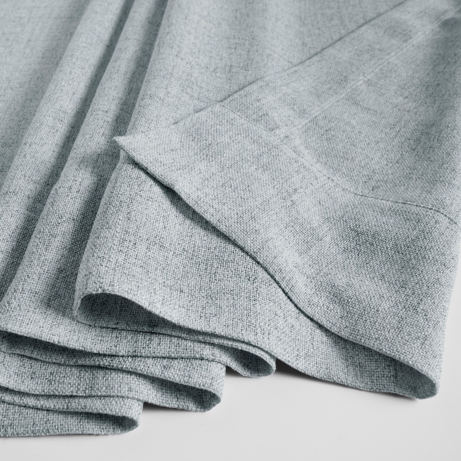Exclusive Fabrics Farm Town Textured Faux Linen Semi Sheer