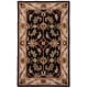 preview thumbnail 80 of 83, SAFAVIEH Handmade Heritage Sharee Traditional Oriental Wool Rug 3' x 5' - Black/Beige - Rectangle