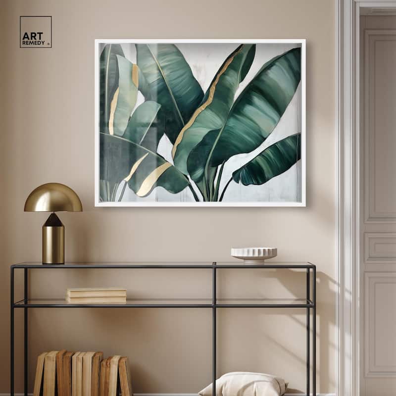 Jungle Jewel Jade I Shadowbox by Art Remedy