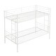 preview thumbnail 6 of 9, Modern Twin over Twin Metal Bunk Bed with Ladder and Sturdy System for Adults Teens