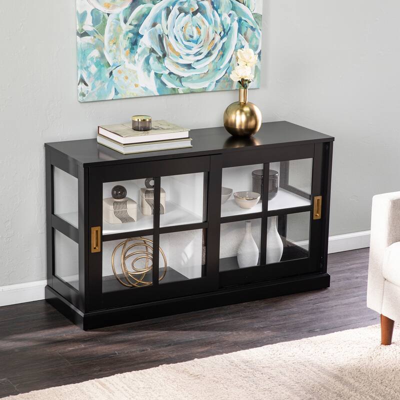SEI Furniture Byhall Buffet Sideboard Accent Cabinet