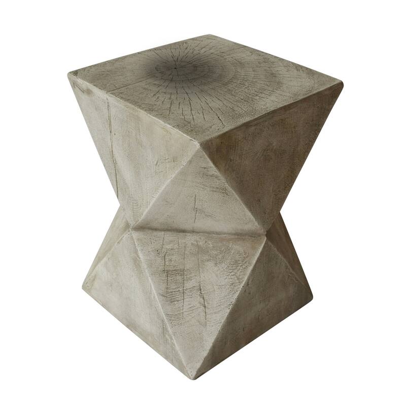 Waylon Outdoor Light-Weight Concrete Side Table by Christopher Knight Home