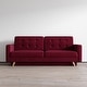 preview thumbnail 3 of 44, Vegas Queen Futon Sleeper Sofa Bed Burgundy