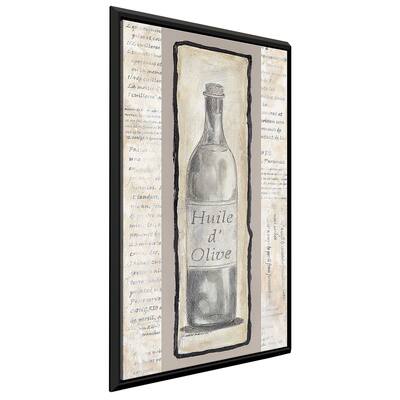 "Huile d' Olive" Print on Floating Canvas