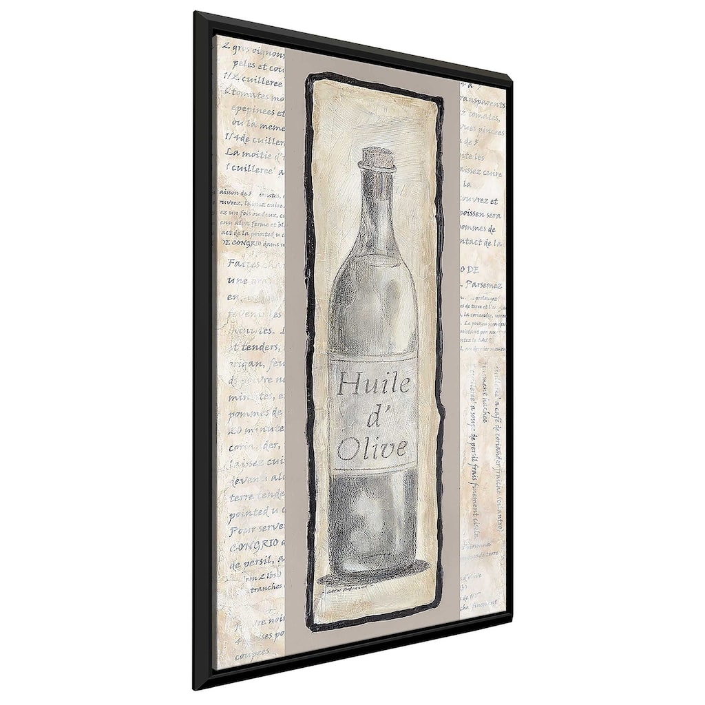 "Huile d' Olive" Print on Floating Canvas