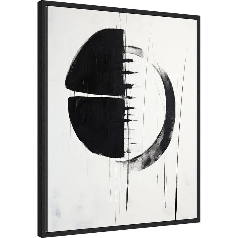 Graphite Garden by Irena Orlov Framed Canvas Wall Art Print