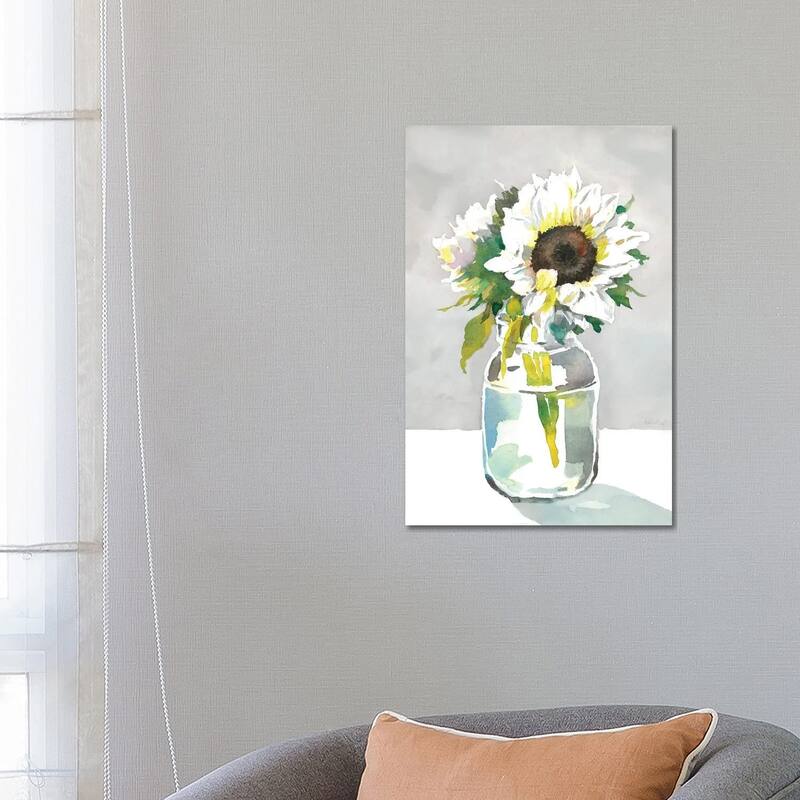 iCanvas "Sunflower I" by Theresa Heidel Canvas Print - 26x18x1.5