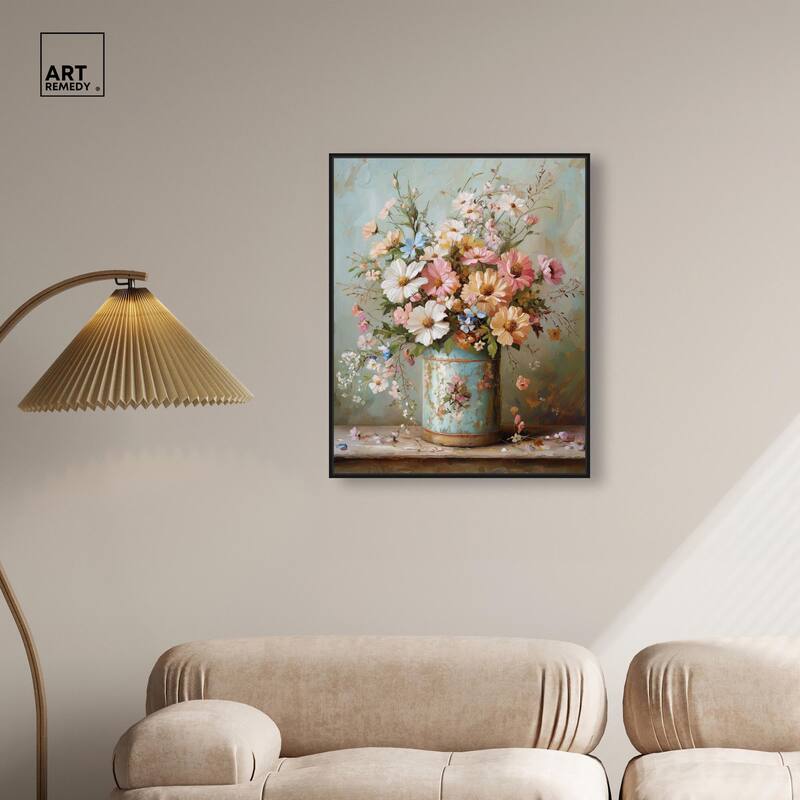 Verse in Violets Canvas by Art Remedy