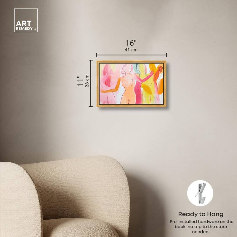 Three Graces Canvas by Art Remedy