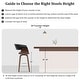 preview thumbnail 109 of 186, 26"/29" Faux Leather Swivel Bar Stools, Wood Counter Stool