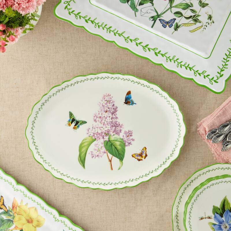 Certified International Mirabella Oval Platter 16" x 12" - 16.00"L x 11.75"W x 1.25"H