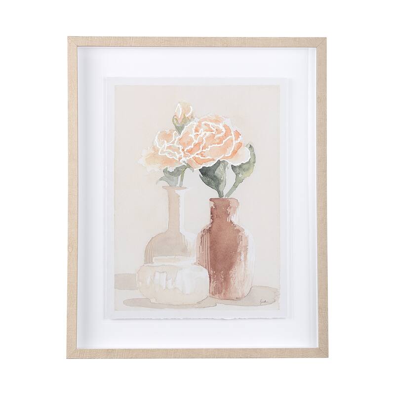 Boho Flowers II Framed Art Print