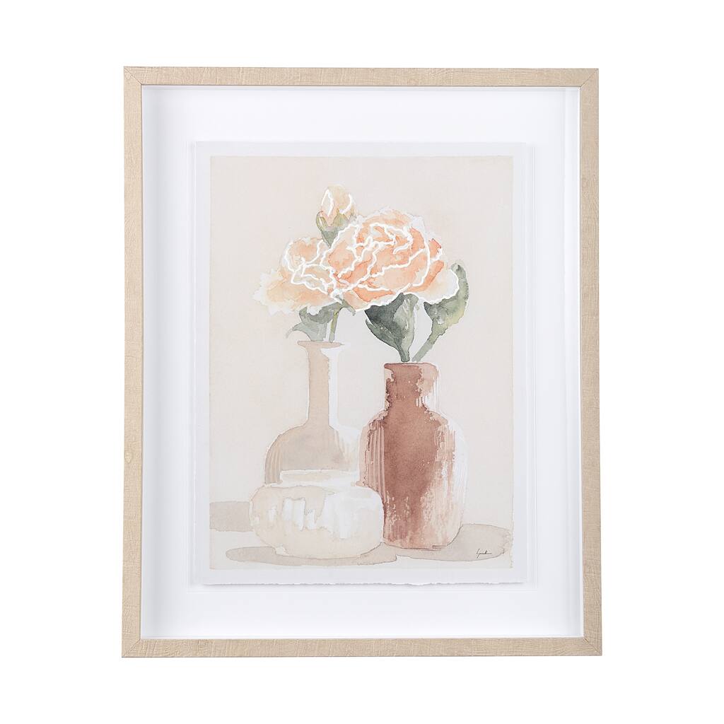 Boho Flowers II Framed Art Print