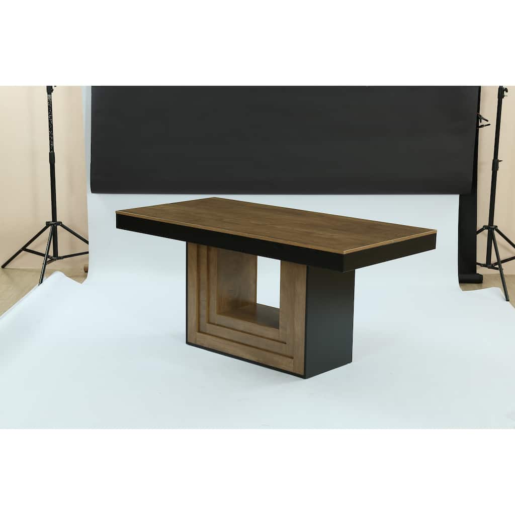 63" Rectangle Kitchen Table for 4-6 People