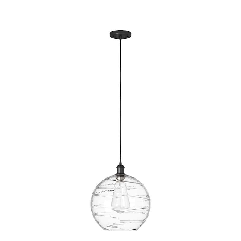 Innovations Lighting Ballston Athens Deco Swirl - 1 Light 12" Cord Hung Mini Pendant