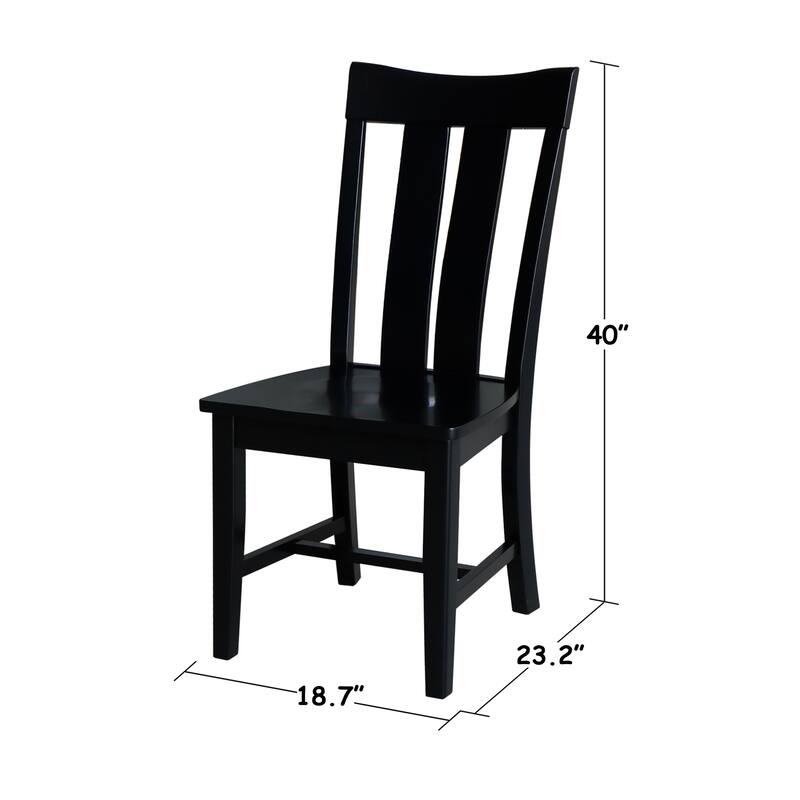 Ava Solid Wood Dining Chair - Set of Two
