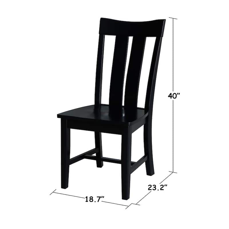 Ava Solid Wood Dining Chair - Set of Two