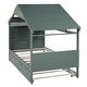 preview thumbnail 57 of 89, Skylight House Kids Bed Frame with Trundle Bed