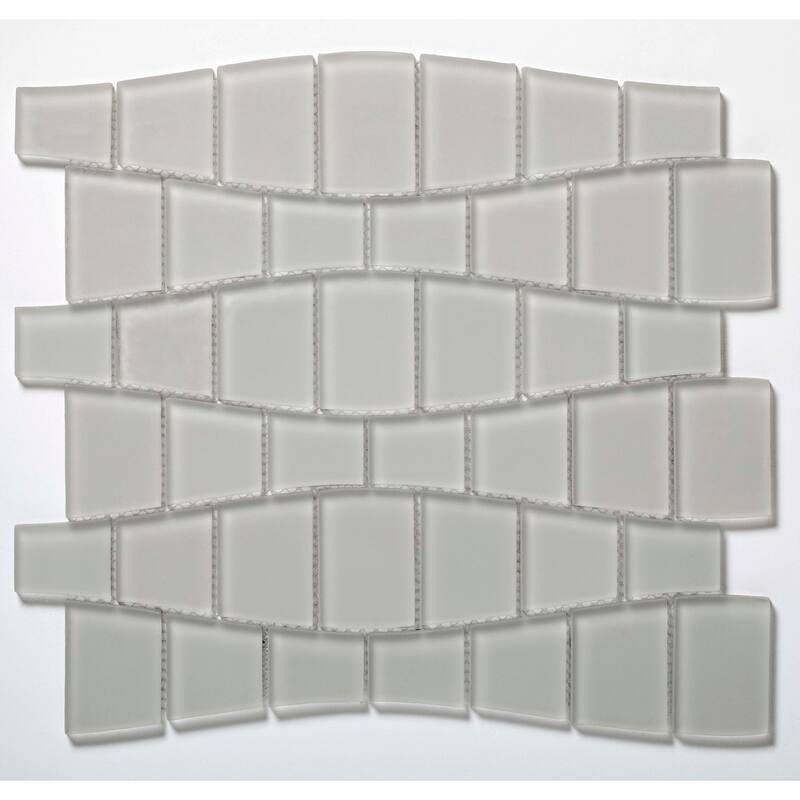 Cruz Bay Studio BG15 Ripple - 11" x 12" Block Random Wall Tile -