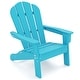 preview thumbnail 26 of 38, Outdoor HDPE Kid's Adirondack Chair for Kids - High Backrest & Armrests - 21" x 20.5" x 25"