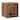 Scarlett Square Root Block Style End Table, Natural Finished Teak