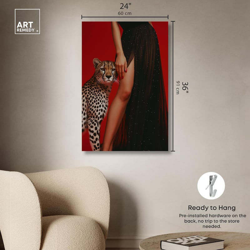 Wild at Heart Canvas by Art Remedy, Gallery Wrapped