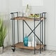 preview thumbnail 1 of 16, Eden Antique Firwood Bar Cart by Christopher Knight Home