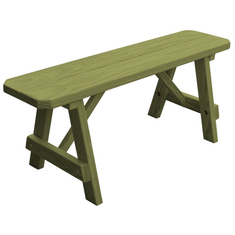 Pine 4' Traditional Bench