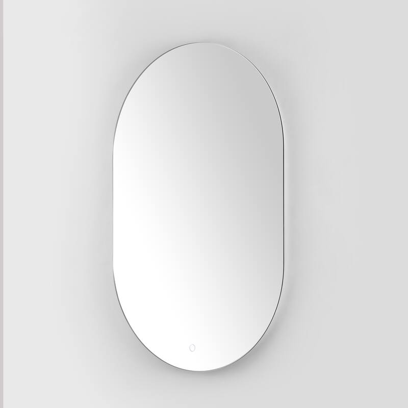 SAFAVIEH Daniele 36" Led Vanity Mirror - White - 24Wx1Dx36H