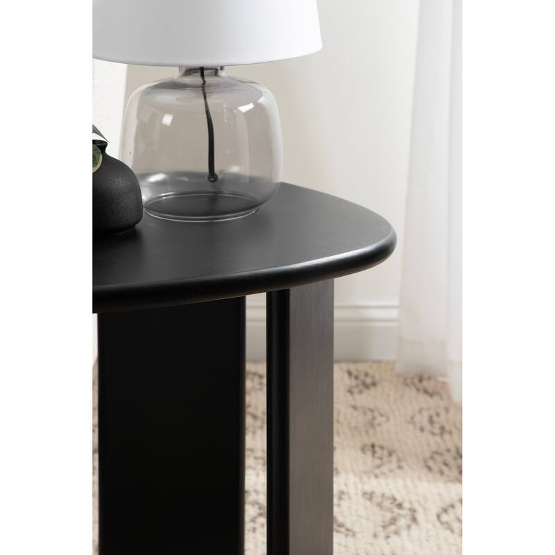 Kate and Laurel Tortola Wood Side Table